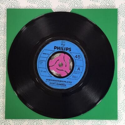 Vicky Leandros, When Bouzoukis Played, 1973 Vinyl 7" Single Record