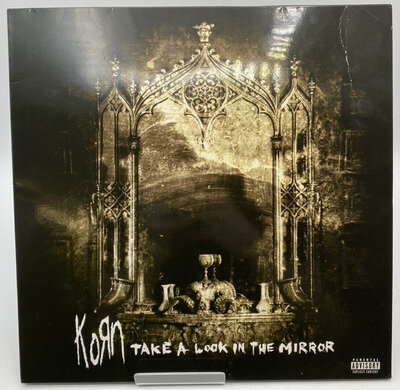 Korn Take A Look in the Mirror Double 12" LP Silver Vinyl Record Reissue MOV