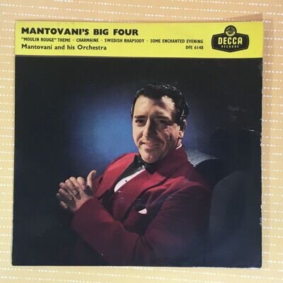 MANTOVANI MANTAOVANI'S BIG FOUR (93) 4 Track 7" Single Picture Sleeve DECCA