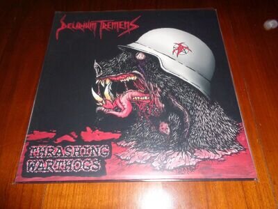 DELIRIUM TREMENS "Thrashing Warthogs" LP sodom kreator desaster tankard