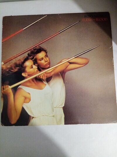 roxy music flesh & blood vinyl lp