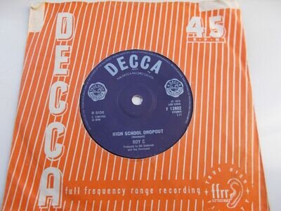 ROY "C" SHOTGUN WEDDING / HIGH SCHOOL DROPOUT UK 45 DECCA