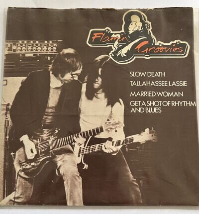 FLAMIN' GROOVIES ~ Slow Death ~ 7” 45 EP ~ UNITED ARTISTS 1972 REM 406