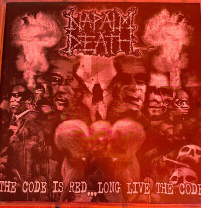 Napalm Death the Code Is Red Vinyl LP 12 " 33 RPM 1st Press 2005 Ltd Numb. New