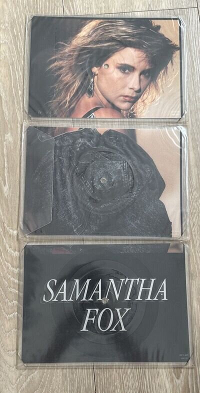 Samantha Fox Special Triple Record Picture Disc x 3 See Description