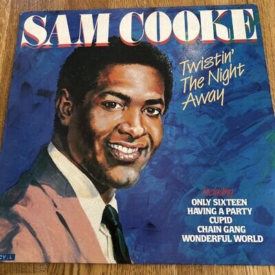 SAM COOKE Twistin' The Night Away Vinyl LP, CBR 1012 greatest hits, best of,