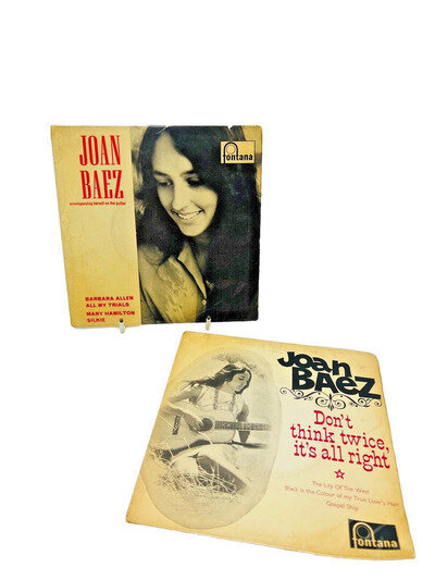 JOAN BAEZ EP PICTURE SLEEVE 7" VINYL SINGLES, 60s Folk, (13)