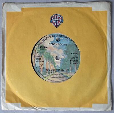 Debby Boone - You light up my life, vinyl single, PT, EX