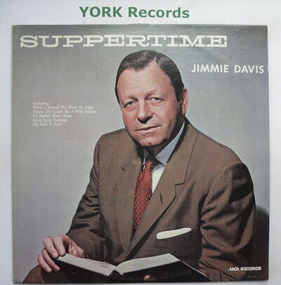 JIMMIE DAVIS - Suppertime - Excellent Condition LP Record Decca MCA MCA-150