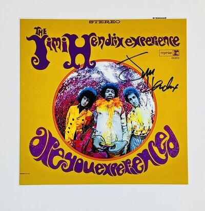 Jimi Hendrix Are You Experienced Autographed LP Cover