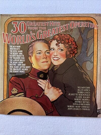 30 Greatest Hits From The Worlds Greatest Operetta’s- Double LP Red Seal Label .