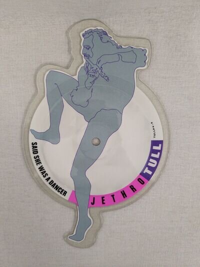 Jethro Tull ‎Said She Was A Dancer Shaped Picture Disc Vinyl Record 1988 TULL P4