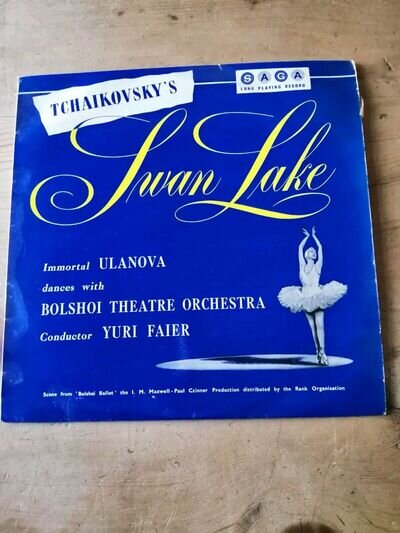 Tchaikovsky - Swan Lake - LP/Record - Saga ‎– XID 5004 - UK - 1959