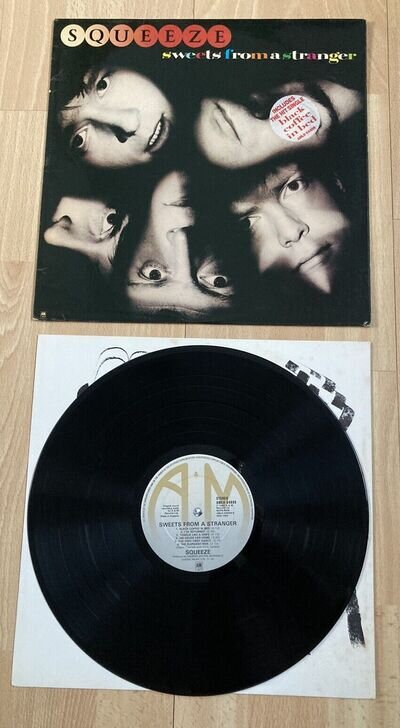 Squeeze Sweets From A Stranger 1982 UK Vinyl LP + Inner A1/B1 Vinyl Album Record