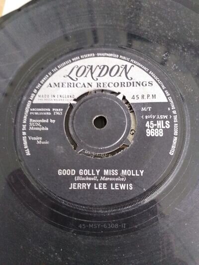 London - Jerry Lee Lewis - 45 rpm 7" Single Vinyl Record - I Can't Trust Me