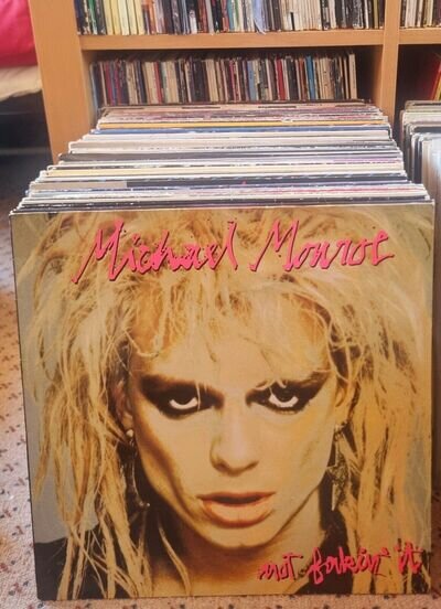 Michael Monroe-Not Fakin' It~LP Vinyl Album (1989)..[Polygram Records 838 627-1]