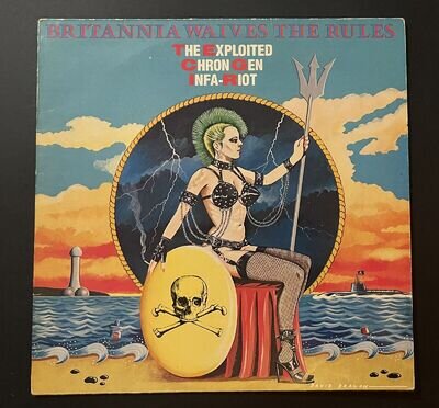 The Exploited/Chron Gen/Infa Riot 12" Britannia waives the rules, punk,