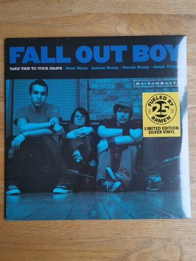 Fall Out Boy Take This To Your Grave [Fbr 25th Anniversary Ed.] Silver Vinyl