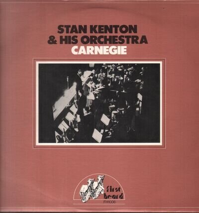 Stan Kenton and His Orchestra Carnegie LP vinyl UK First Heard 1981 mono