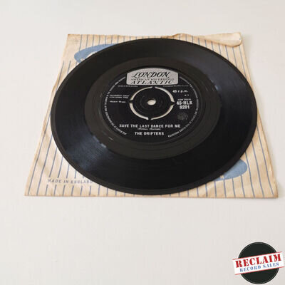 the drifters save the last dance for me 7" vinyl record very good condition