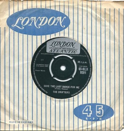 THE DRIFTERS - Save The Last Dance For Me / UK 45 / EX