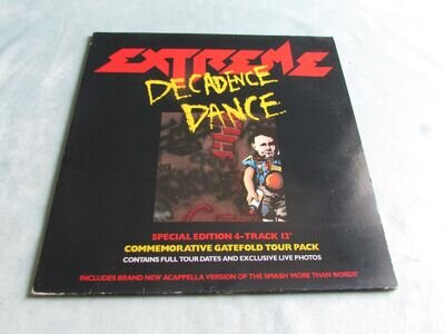 Extreme ' Decadence Dance ' 12" Vinyl Single With Gatefold Sleeve A&M Records