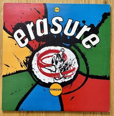 Erasure The Circus Album 12” Vinyl LP (1987) Mute Records