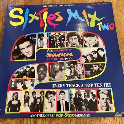 SIXTIES MIX 2 - 12" VINYL LP (DOUBLE - Beach Boys, Move, Troggs, Elvis, etc.)