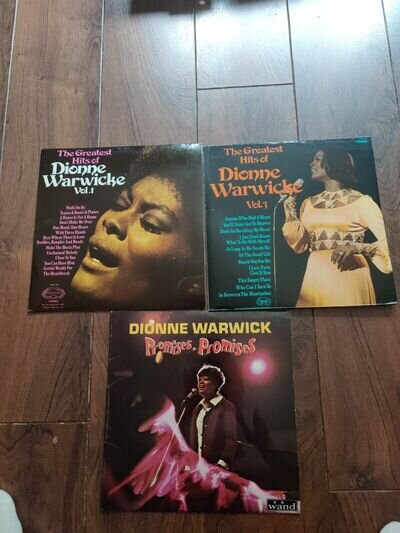 Dionne warwick vinyl lp bundle promises promises greatest hits of vol 1 & vol 3