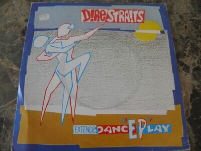 DIRE STRAITS 7" E P TWISTING BY THE POOL 1982 PIC SLEEVE