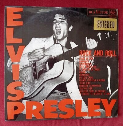 Elvis Presley LP Spanish Issue 1968, English Language Singing