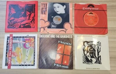 Siouxsie and the Banshees Joblot 6x 7" Singles Records Punk Goth Happy House