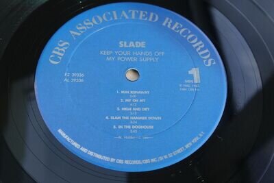 Slade KEEP YOUR HANDS OFF MY POWER SUPPLY 1984 US LP 1st Press In Shrink MM HEAR