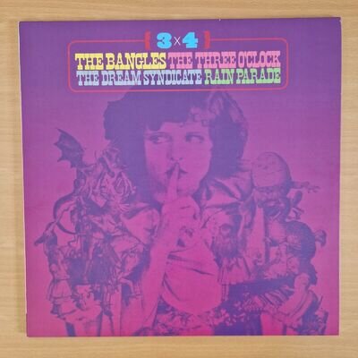 The Bangles, The Three O'Clock, The Dream Syndicate, Rain Parade "3×4" LP MINT