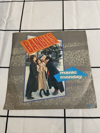 Manic Monday by The Bangles 7" vinyl record CBS A 6796