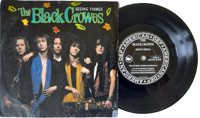 EX/EX The Black Crowes Seeing Things 1991 - 7" VINYL 45