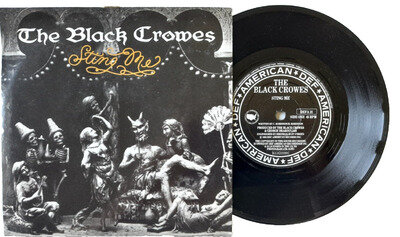 EX/EX The Black Crowes Sting Me 1992 7" VINYL 45