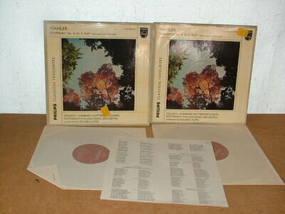 Mahler Symphony Of A Thousand No 8 Eduard Flipse 2X LP Records Vinyl