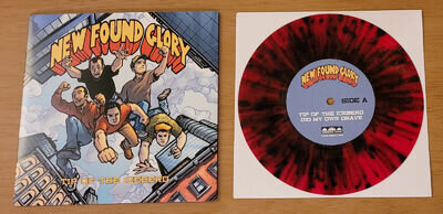 New Found Glory - Tip Of The Iceberg 7" [Red / Black Splatter]