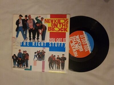 New Kids On The Block - The Right Stuff 7" Vinyl record NKOTB