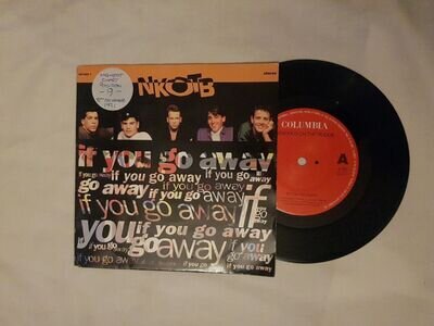 New Kids On The Block - If You Go Away 7" Vinyl record NKOTB