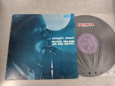 OLIVER NELSON with Eric Dolphy - Straight Ahead Vinyl LP OJC-99 Ex/VG+