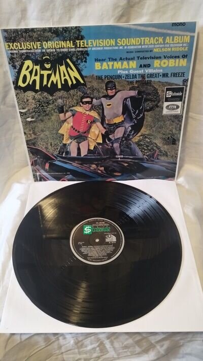 Nelson Riddle - Batman Original TV Soundtrack NM Tested SL10179 1966 Rare Vinyl