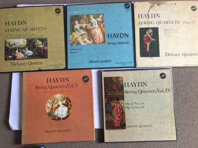 HAYDN String Quartets DEKANY QUARTET 5 VOX STEREO Box Set Job Lot