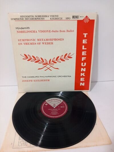 Telefunken LP GMA 24 Hindemith Nobilissima Visione etc Joseph Keilberth Vinyl Lp