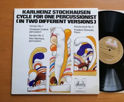 2549 016 Karlheinz Stockhausen Cycle For One Percussionist Heliodor Wergo NM