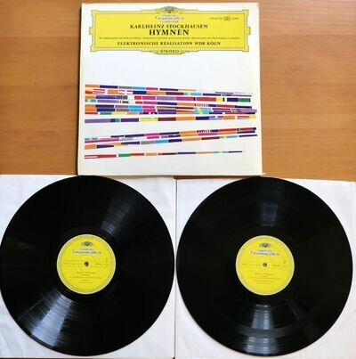 SLPM 2707 039 Karlheinz Stockhausen Hymnen 2xLP Gatefold DG Germany EX