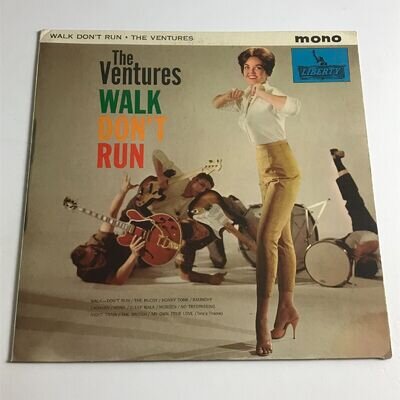 The Ventures - Walk Don't Run LP Vinyl Record - LBY 1002 EX/VG+