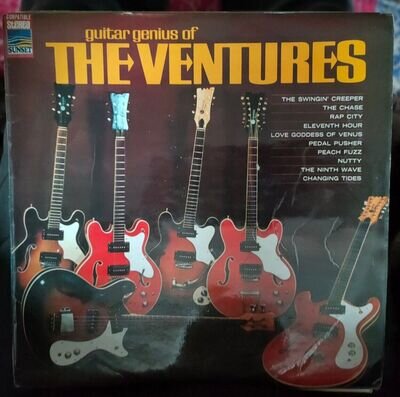 The Ventures Guitar Genius Of The Ventures Vinyl LP Sunset Liberty Records 1968