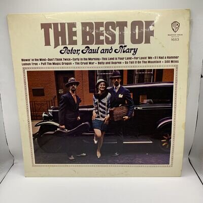 The Best Of Peter, Paul & Mary - Warner Bros - WB 1683 - 12 Inch Vinyl Record